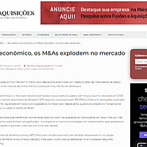 No xadrez econmico, os M&As explodem no mercado brasileiro